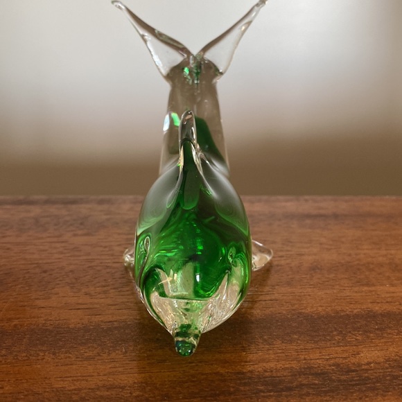 Dolphin Art Glass Pre Owned Exc Shape - Picture 4 of 10